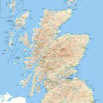 Scotland Offline Map, Including Scottish Highlands, Galloway, Isle   Printable Map Of Scotland