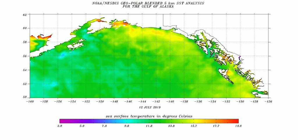 Sea Surface Temperature (Sst) Contour Charts - Office Of Satellite - Florida Water Temperature Map