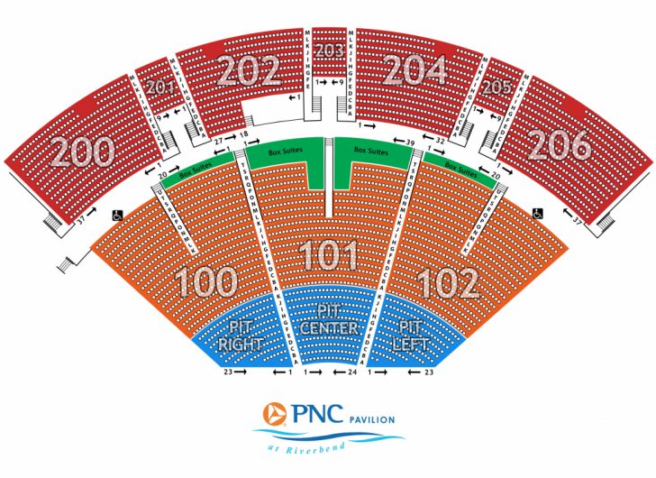 White River Amphitheatre Parking Map