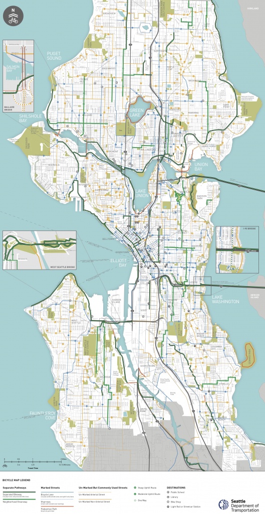Seattle Area Bike Maps | Seattle Bike Blog - Printable Map Of Seattle