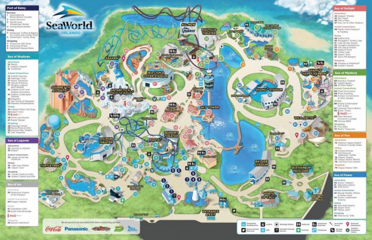 Printable Map Of Seaworld San Antonio