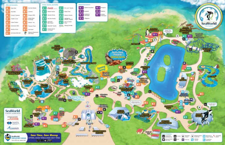Seaworld Orlando Map 2018 Printable