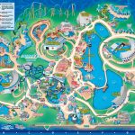 Seaworld Orlando Theme Park Map   Orlando Fl • Mappery | Aquariums   Seaworld Orlando Map 2018 Printable