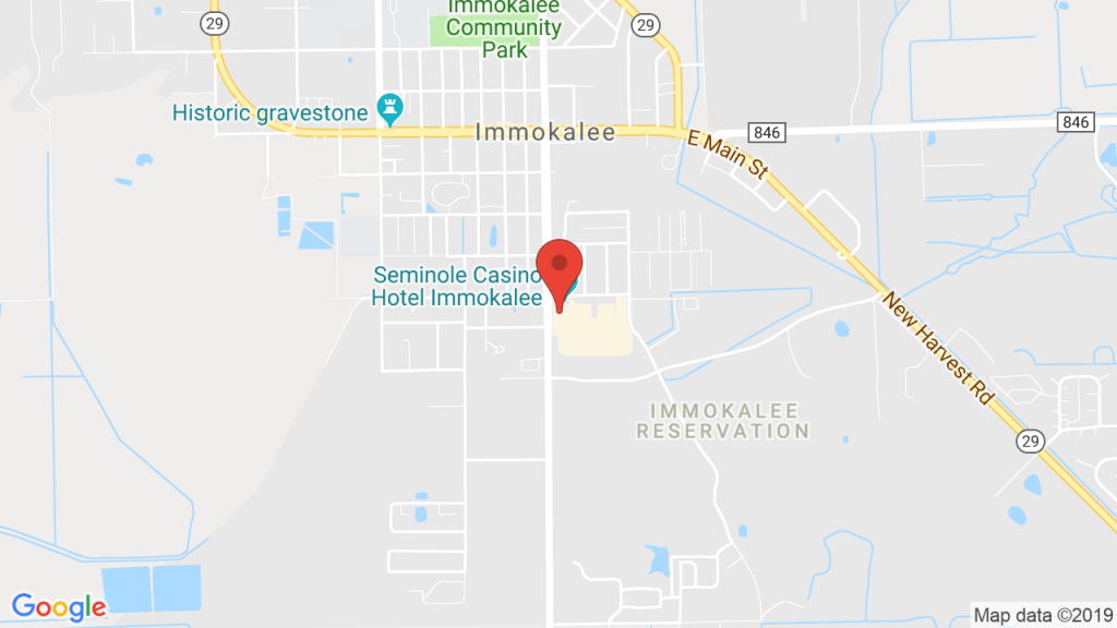 Seminole Casino Immokalee In Immokalee, Fl - Concerts, Tickets, Map - Immokalee Florida Map