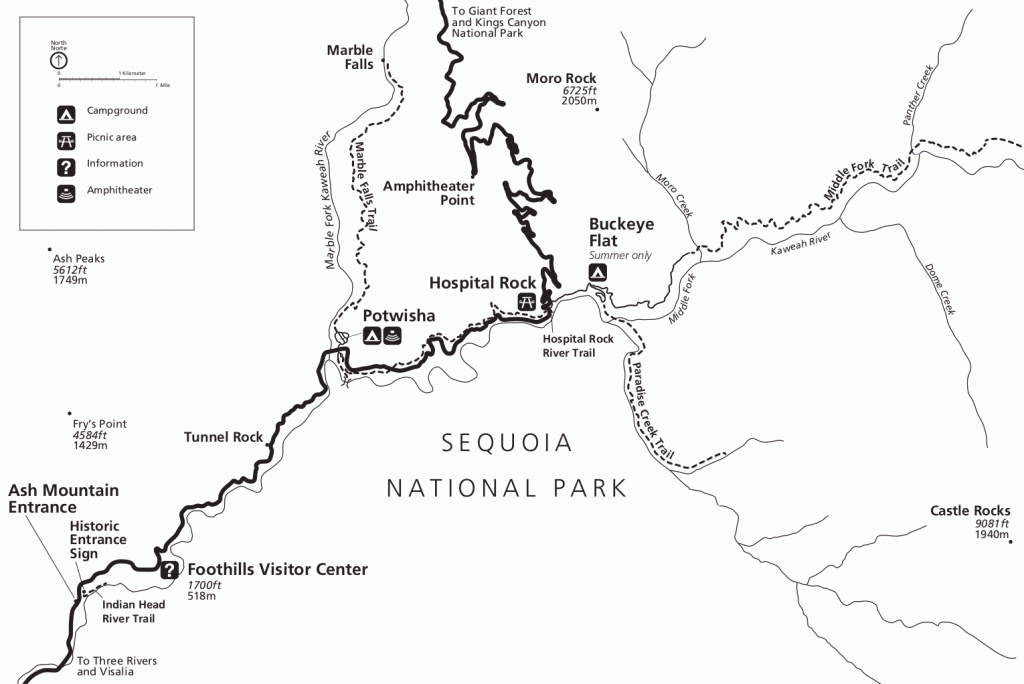 Sequoia Maps | Npmaps - Just Free Maps, Period. - Sequoia Park California Map
