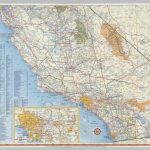 Shell Highway Map Of California (Southern Portion).   David Rumsey   Buy Map Of California