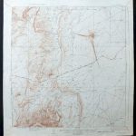 Ship Rock New Mexico Vintage 1937 Usgs Topo Map Shiprock 15 Minute   Usgs Printable Maps