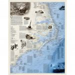 Shipwrecks Of Outer Banks   The Map Shop   California Shipwreck Map