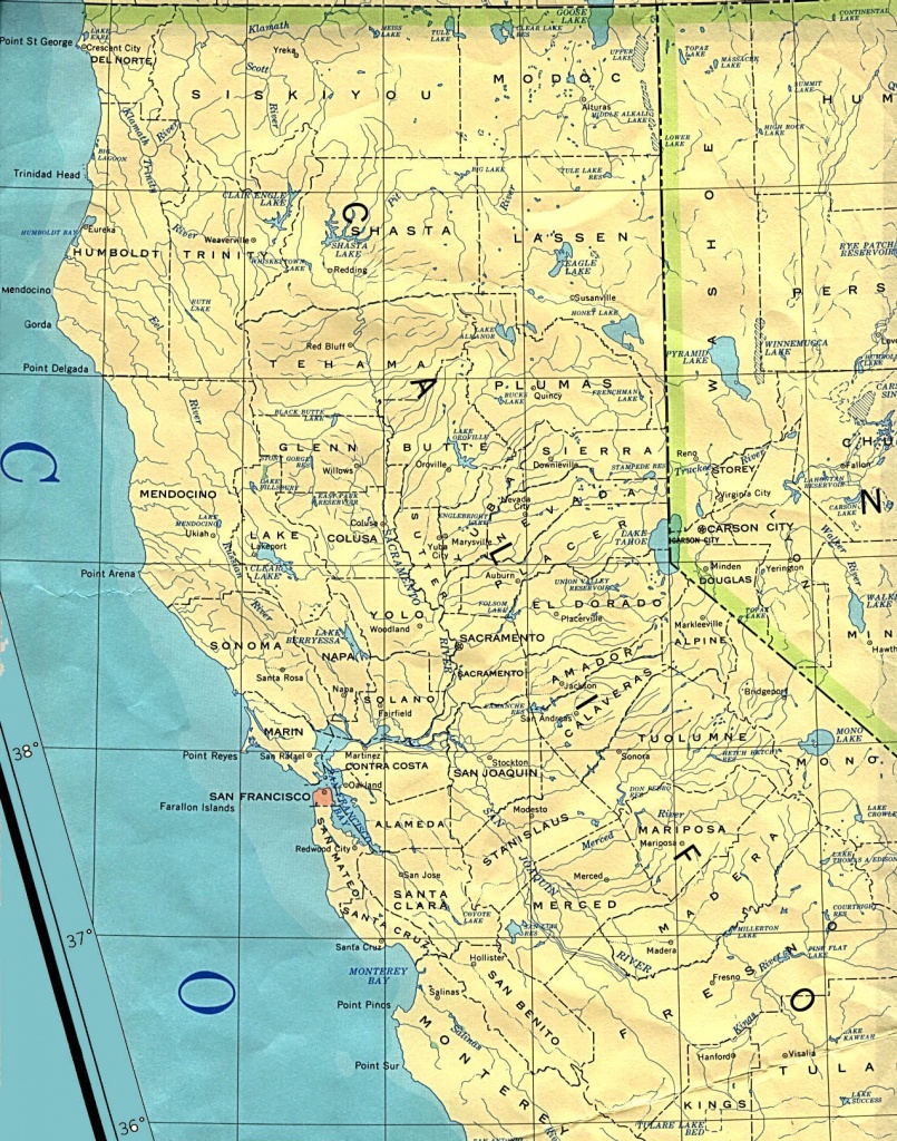 Show Map Of California And Travel Information | Download Free Show - Show Map Of California Counties