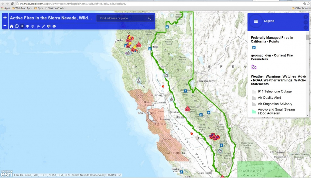 Sierra Nevadas Map | Dehazelmuis - Sierra California Map