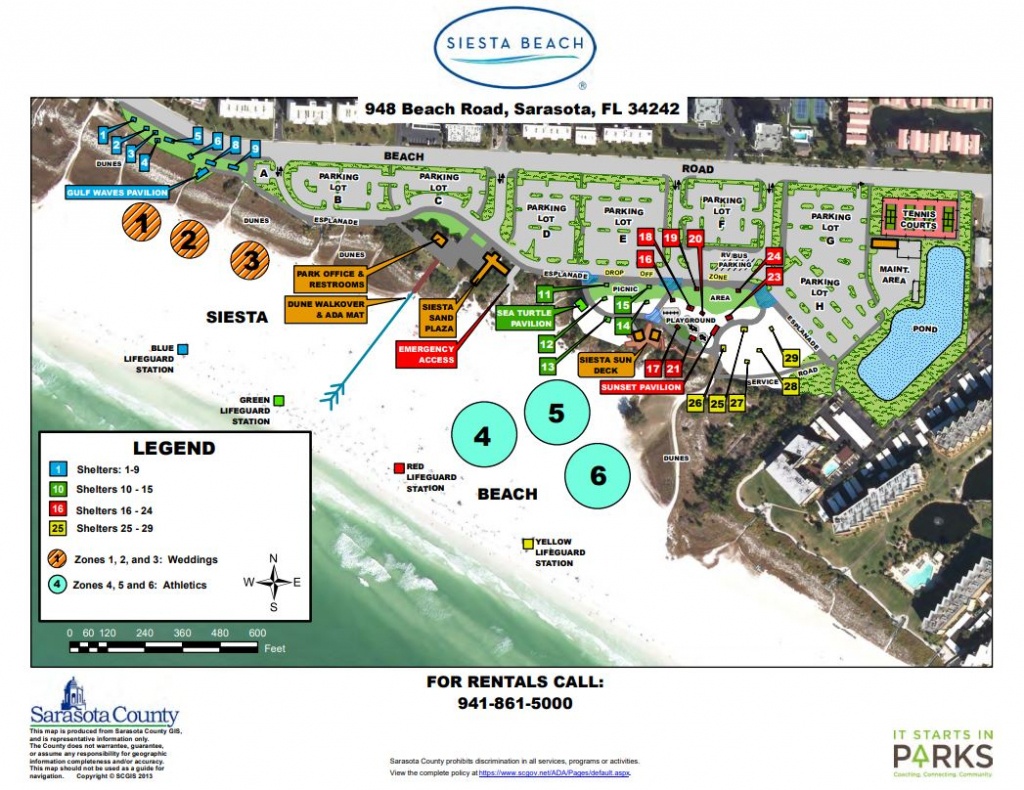 Siesta Key Public Beach Access Information | Rent Siesta Key - Siesta Beach Sarasota Florida Map