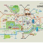 Sightseeing Map Of London Attractions In 2019 | London | London   London Sightseeing Map Printable