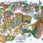Six Flags Magic Mountain Map. | Valencia, Ca In 2019 | Theme Park   Six Flags Map California 2018