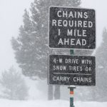 Snow Chains In California   California Chain Control Map