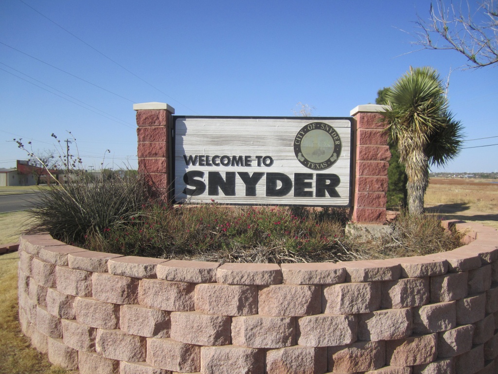 Snyder, Texas - Wikipedia - Snyder Texas Map