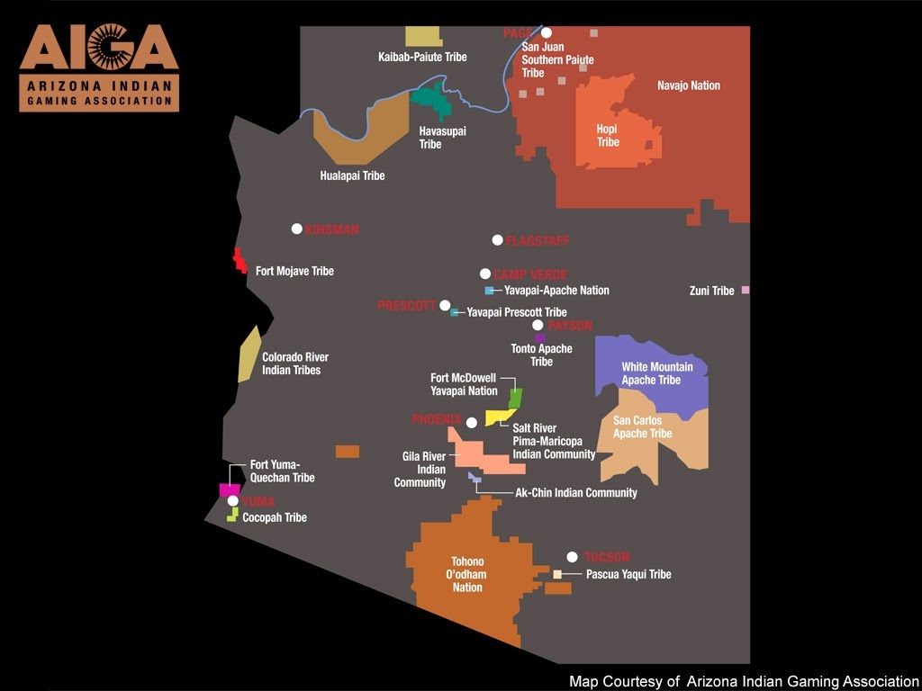 Socal Casinos Maps Vintage Map Of Casinos In Arizona - Diamant-Ltd - Map Of Casinos In Southern California
