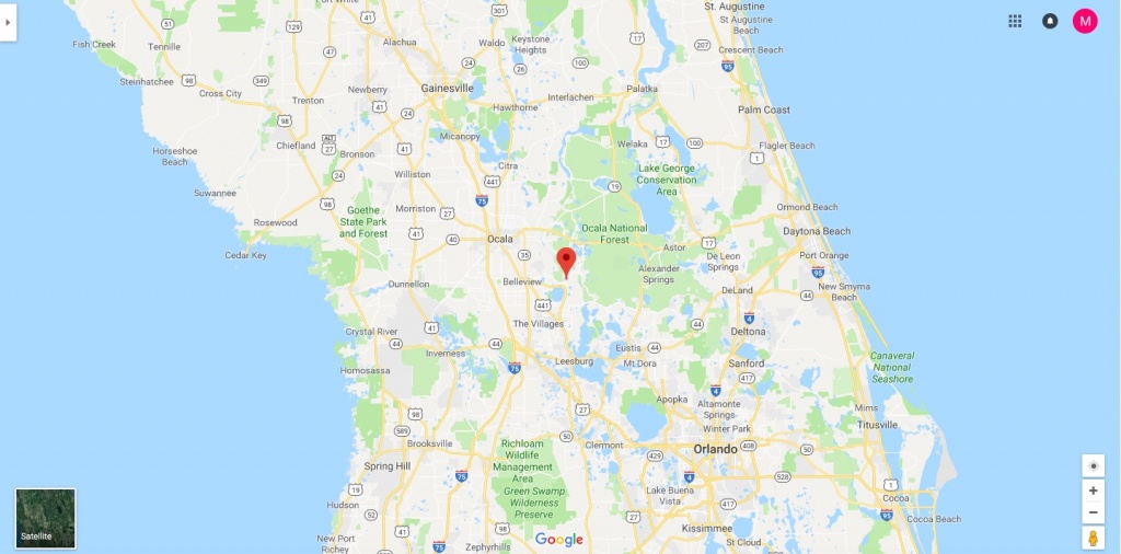 Sold! Huge .62 Acre Lot On Magnolia Pass Trace In Ocklawaha Florida - Ocklawaha Florida Map