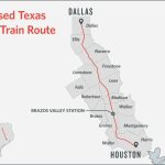 Some Texans Dodge Bullet Train, Others Are Square In Its Path | The   Texas Bullet Train Route Map