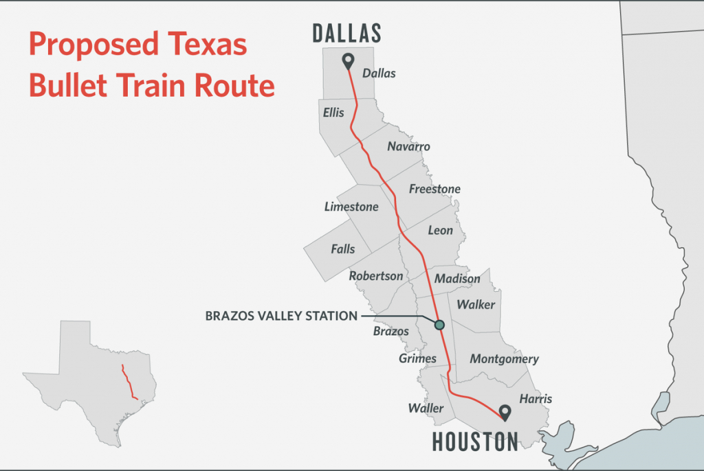 Some Texans Dodge Bullet Train, Others Are Square In Its Path | The - Texas Weigh Stations Map