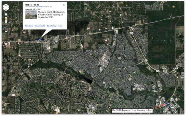 Google Maps Magnolia Texas