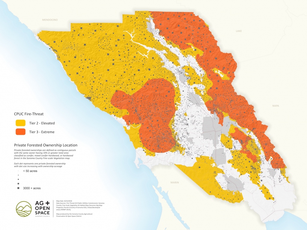 Sonoma County Forest Conservation Working Group | Resources - California Department Of Forestry And Fire Protection Map
