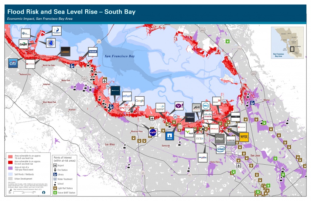 South Bay Shoreline - Visuals - California Sea Level Rise Map