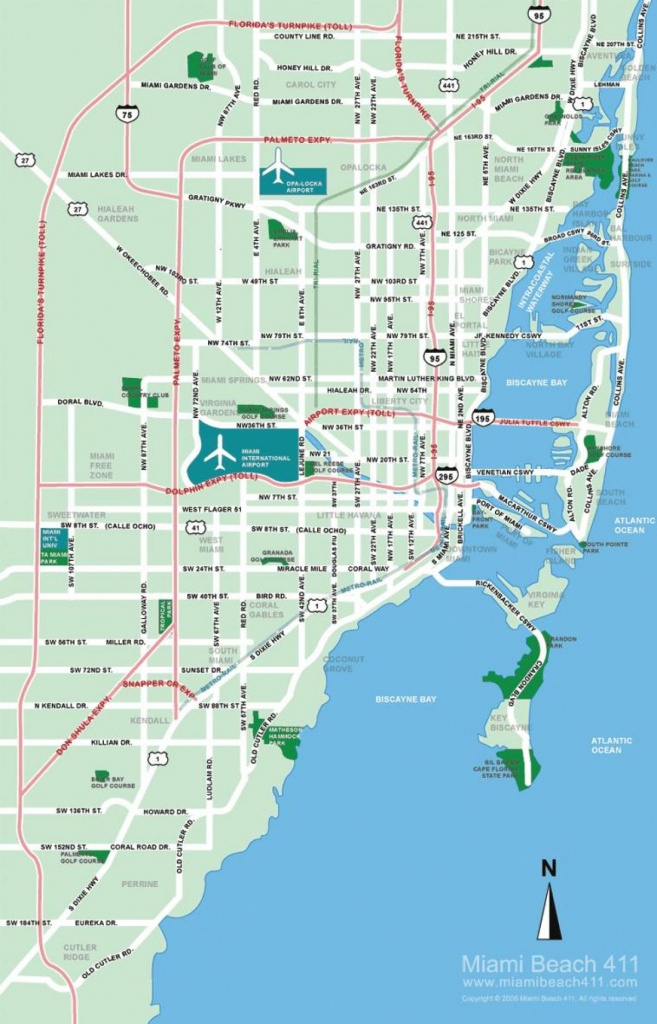 South Beach Miami Map - Map Of South Beach Miami (Florida - Usa) - Map Of South Beach Miami Florida