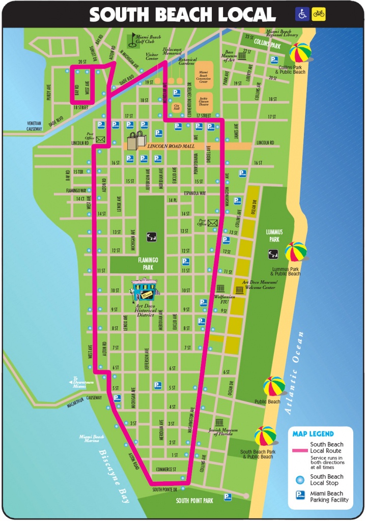 South Beach Tourist Map - Miami Beach Florida • Mappery - Map Of South Beach Miami Florida