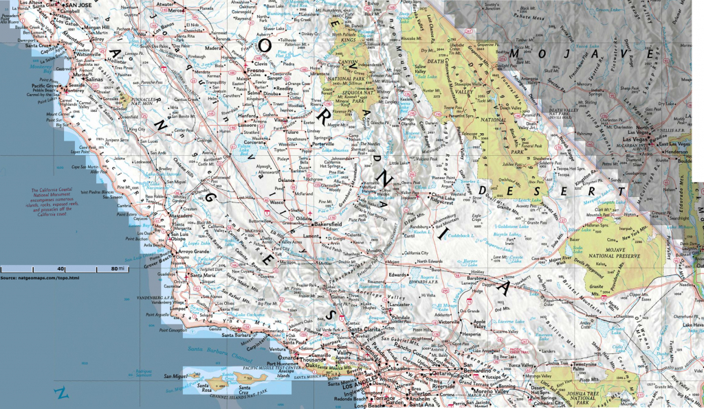 South Central California And Google Map - Touran - Map Of Central California