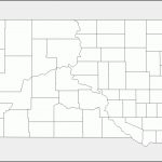 South Dakota Free Map, Free Blank Map, Free Outline Map, Free Base   South Dakota County Map Printable