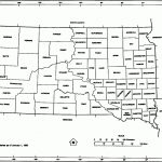 South Dakota Free Map   South Dakota County Map Printable