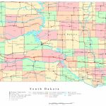 South Dakota Printable Map   South Dakota County Map Printable