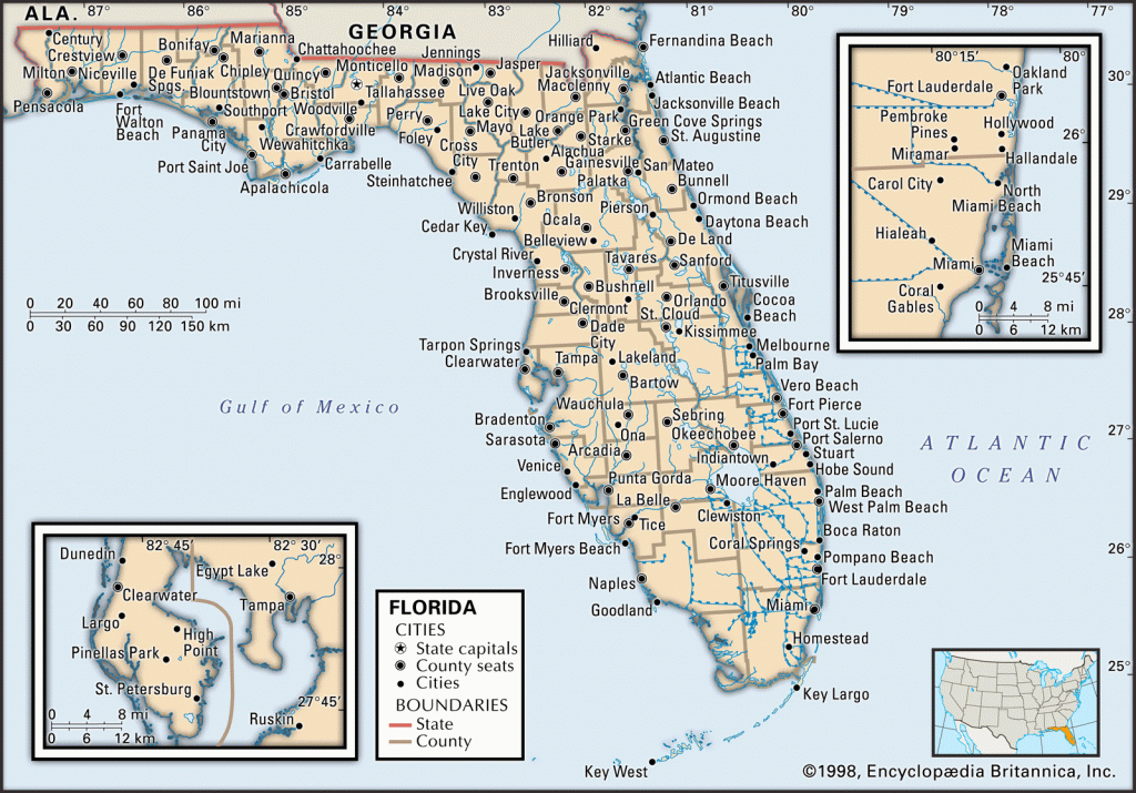 South Florida Region Map To Print | Florida Regions Counties Cities - Map Of South Gulf Cove Florida