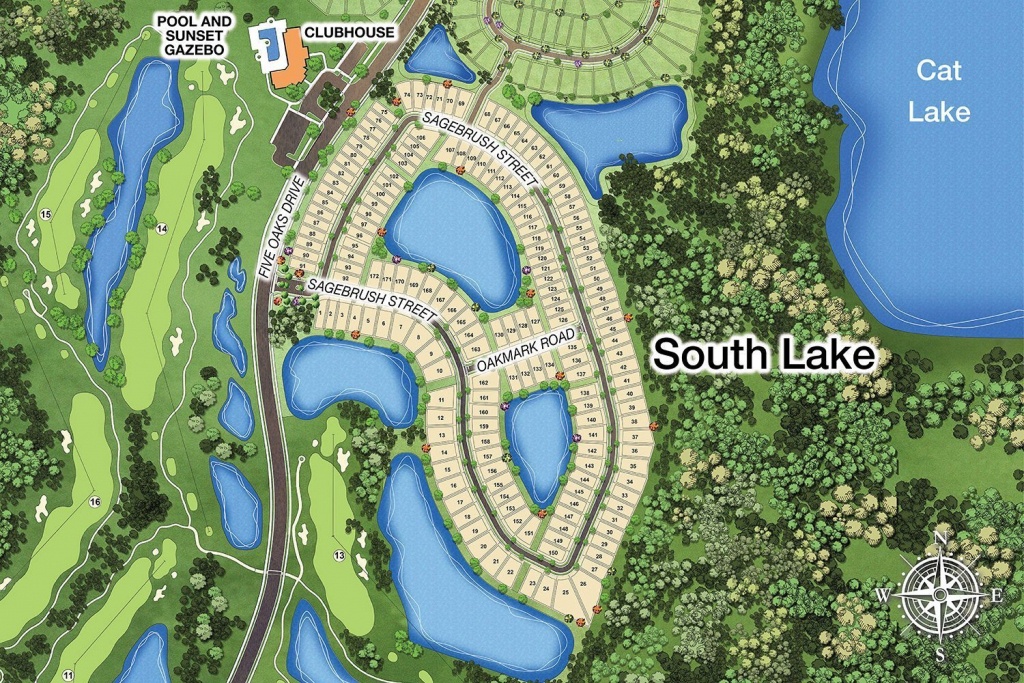South Lake Site Map - Harmony, Fl - Harmony Florida Map
