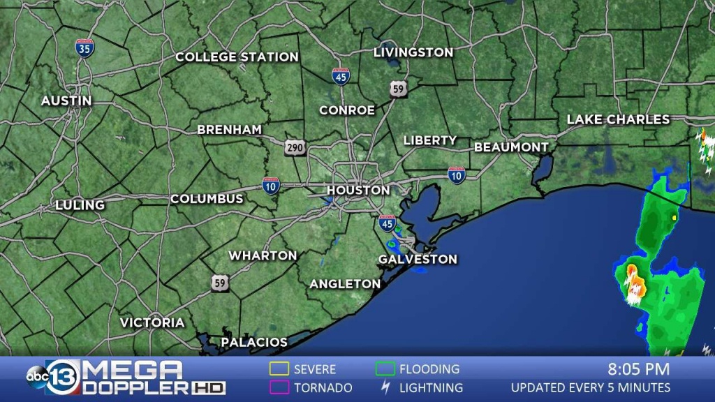 Southeast Texas Radar | Abc13 - Texas Forecast Map