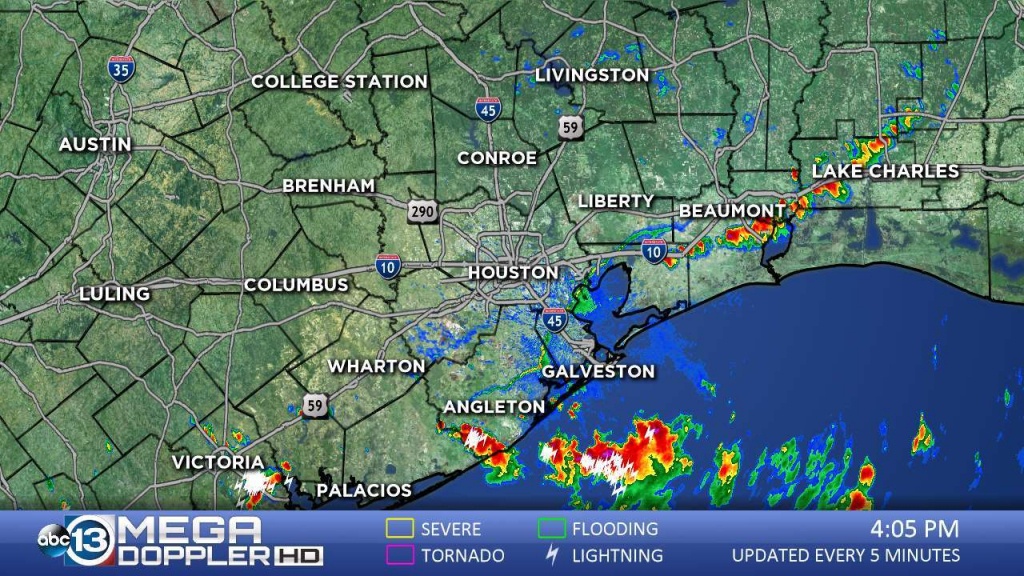 Southeast Texas Radar | Abc13 - Texas Weather Map Today