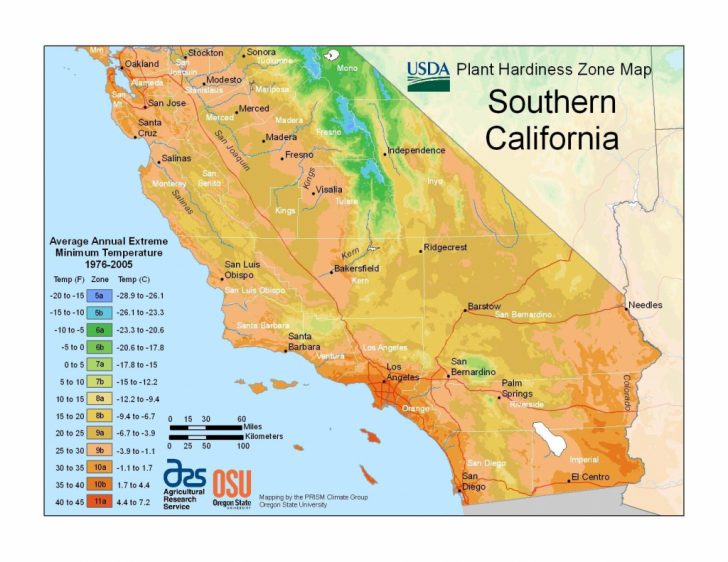 Plant Zone Map California