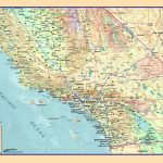Southern California Wall Map   The Map Shop   California Pictures Map