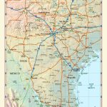 Southern Texas Wall Map   Maps   South Texas Cities Map