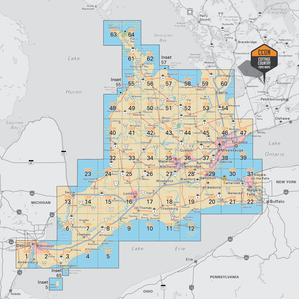Southwestern Ontario - Printable Map Of Western Canada