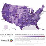 Spectrum Position Of A Merged T Mobile Us/sprint   Rcr Wireless News   Spectrum Coverage Map Florida
