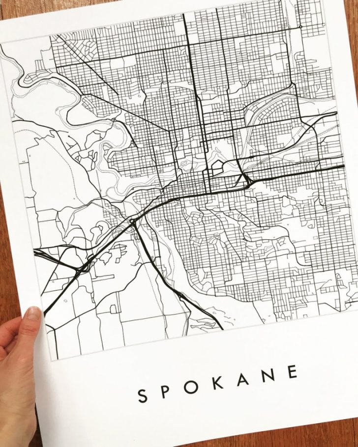 Downtown Spokane Map Printable