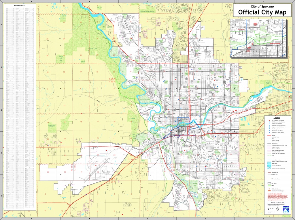 google maps spokane