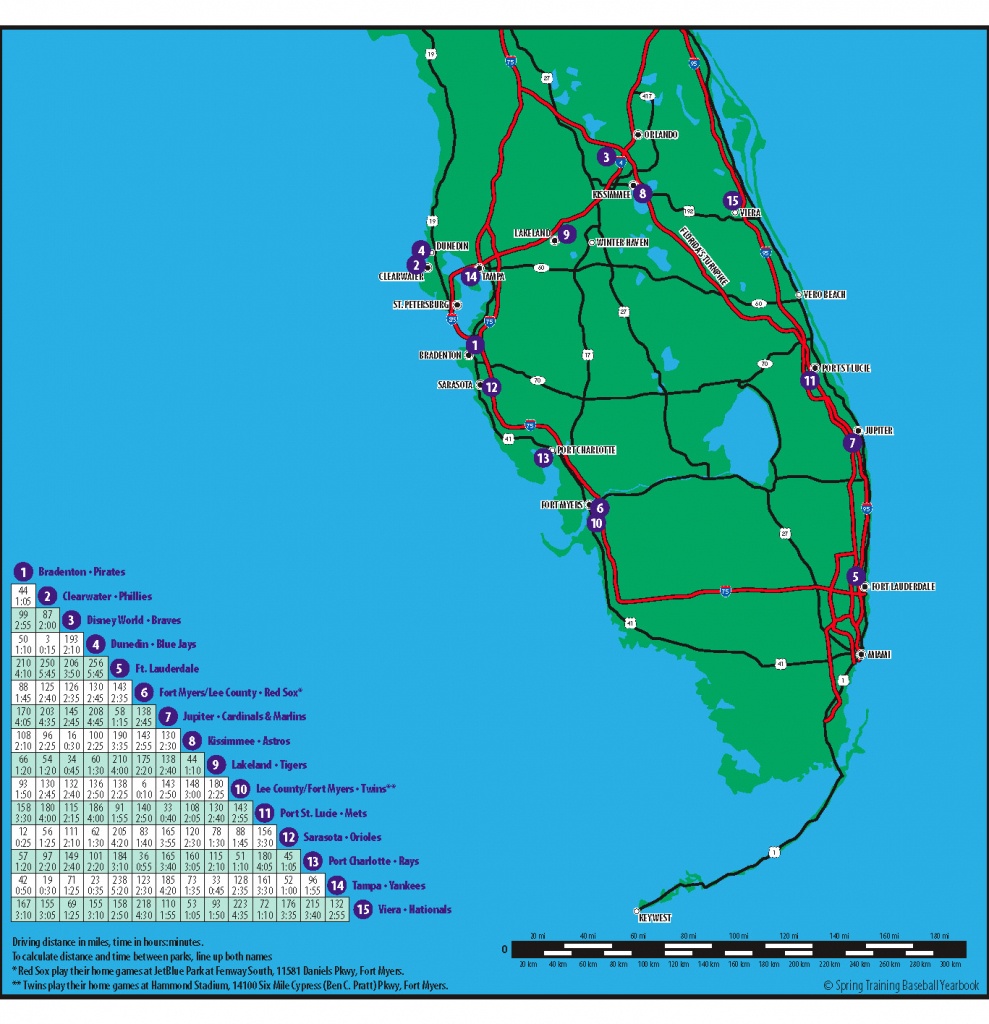 Spring Training Online: Complete Guide To Spring Training 2012 - Map Of Spring Training Sites In Florida