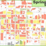 Springfield (Missouri) Downtown Map   Printable Map Of Springfield Mo