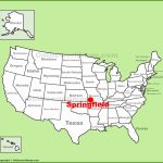 Springfield (Missouri) Location On The U.s. Map   Printable Map Of Springfield Mo