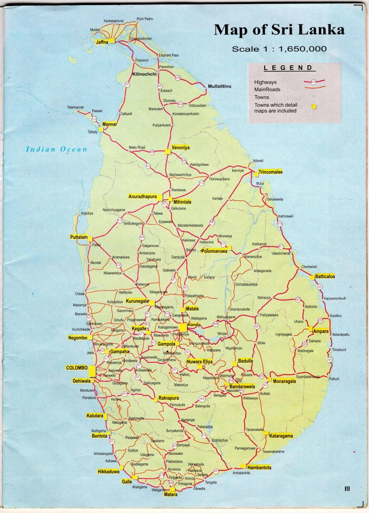 Sri Lanka Maps | Printable Maps Of Sri Lanka For Download - Printable Map Of Sri Lanka