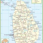 Sri Lanka Political Map   Printable Map Of Sri Lanka