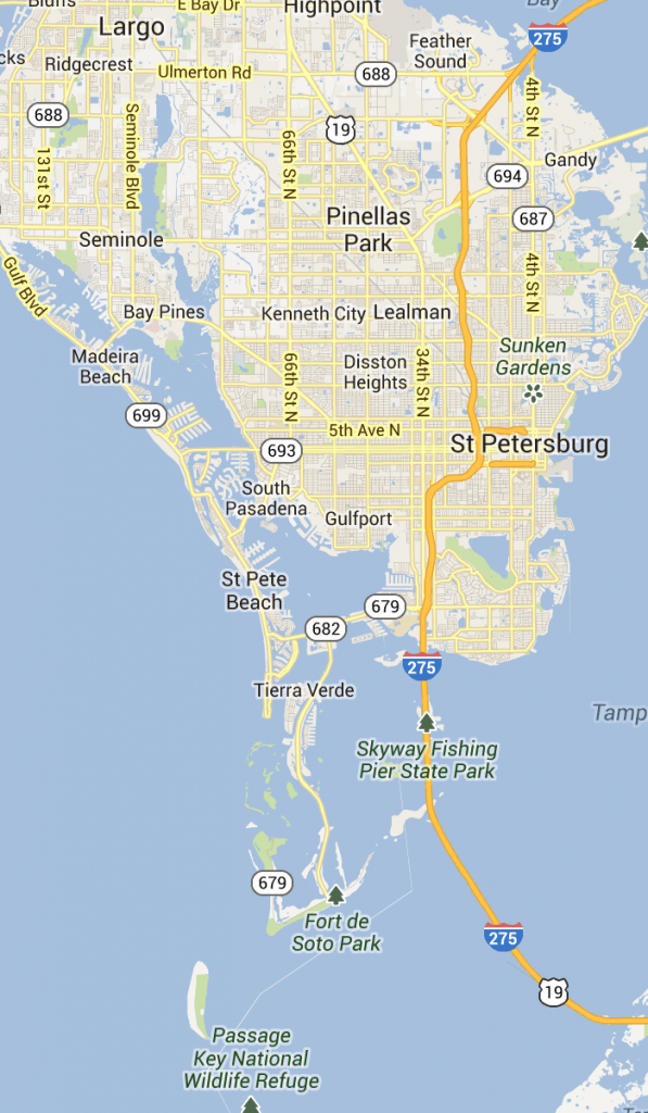St. Pete Beach And Pass-A-Grille Florida | St Petersburg Clearwater - Naples Florida Beaches Map