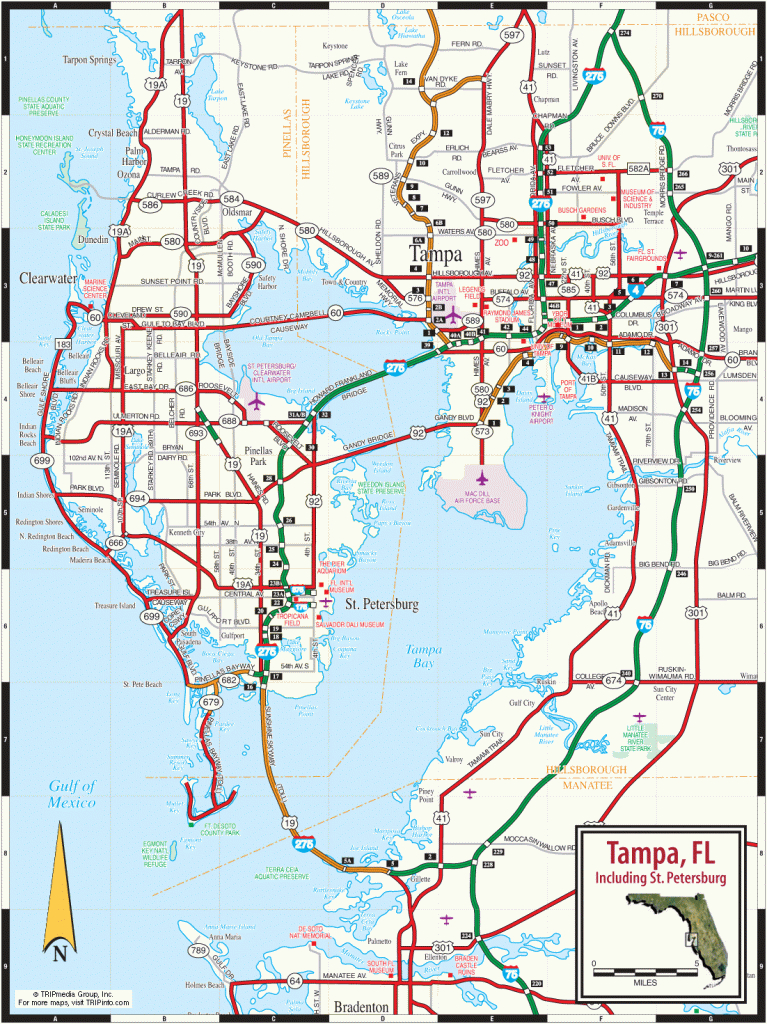 St Petersburg Florida City Map - St Petersburg Florida • Mappery - Redington Beach Florida Map